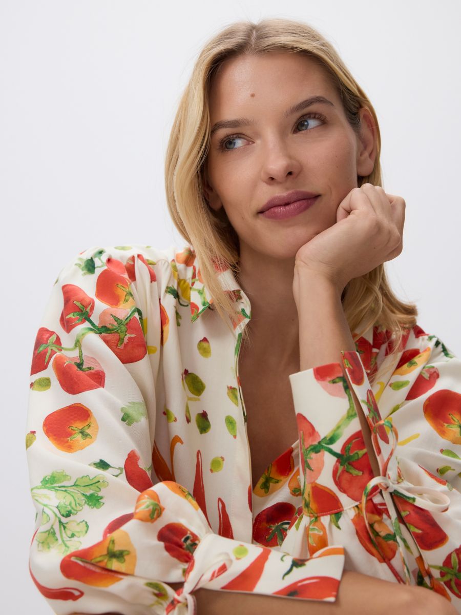 Кошула од лиоцел - шарено - RESERVED - 2