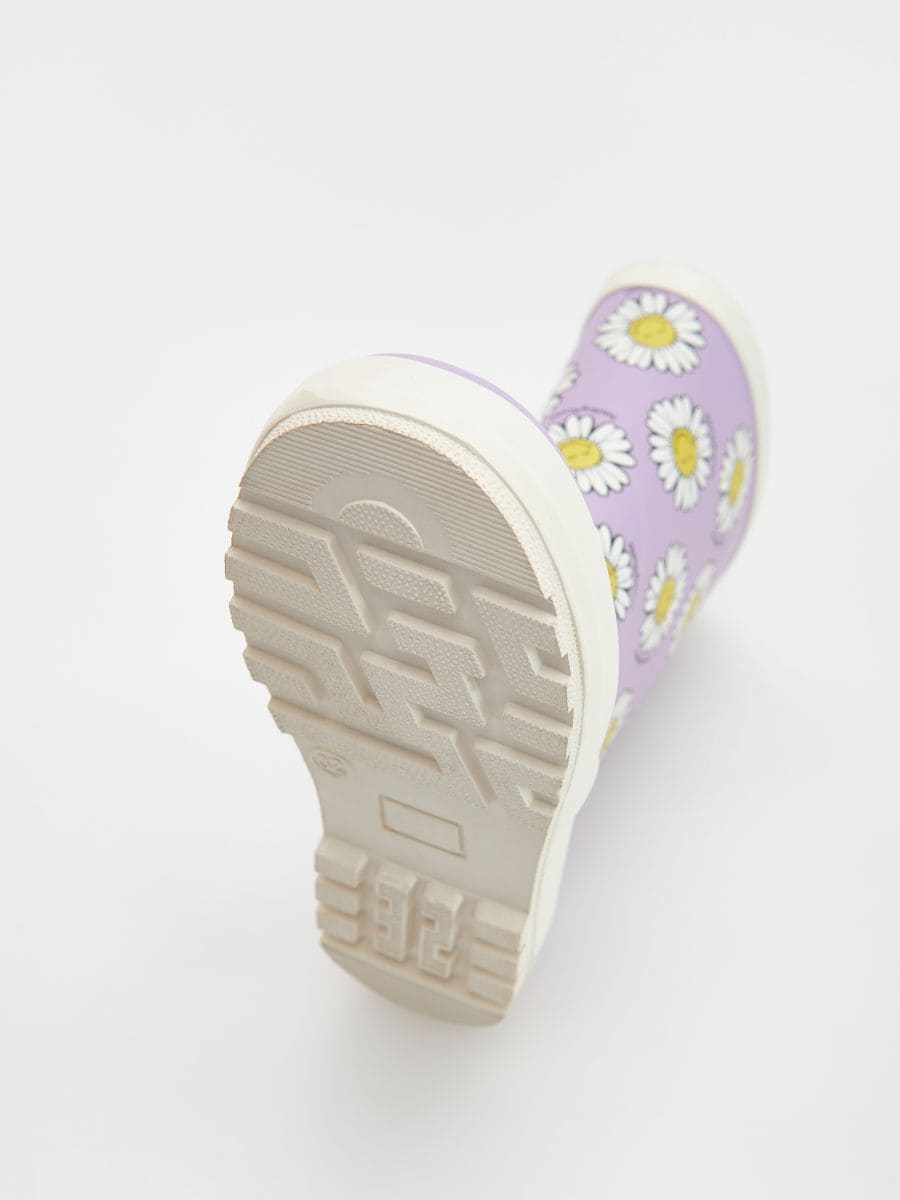 SmileyWorld® Wellington boots with colour-changing print - lavender - RESERVED - 6