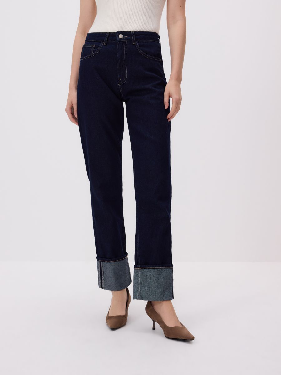 Jean straight fit - marine - RESERVED