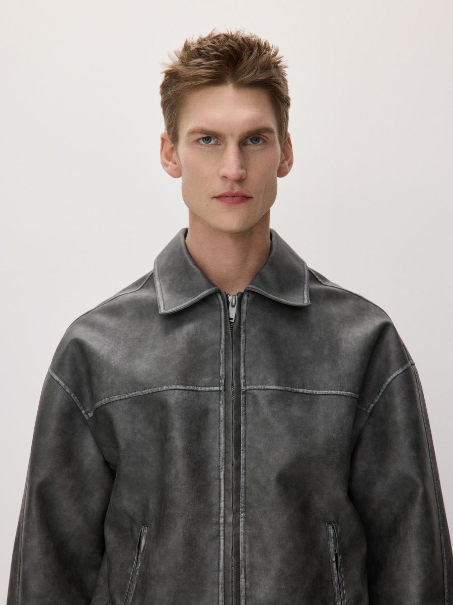 Jacke aus Lederimitat - bunt - RESERVED - 5