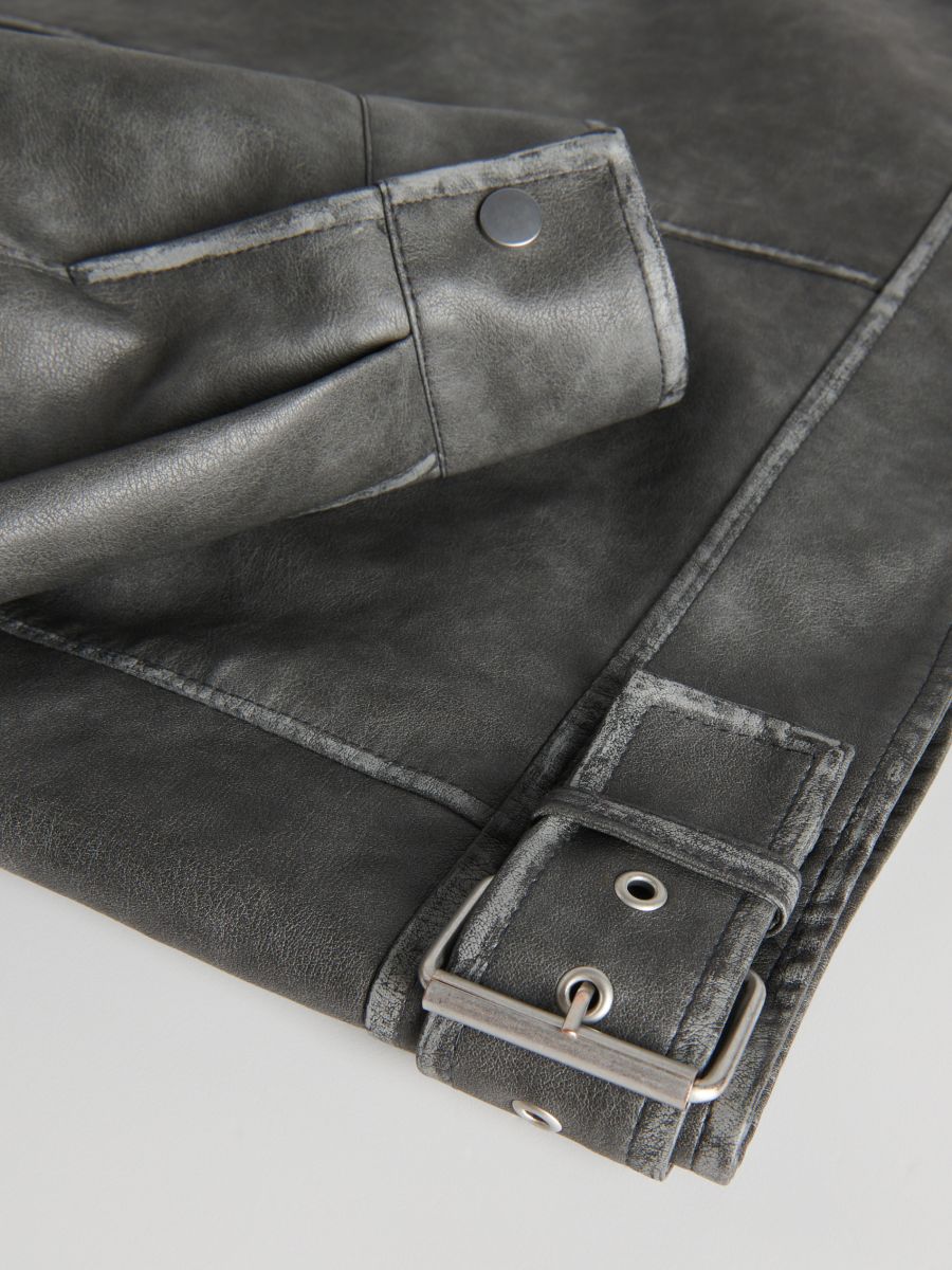 Jacke aus Lederimitat - bunt - RESERVED - 8