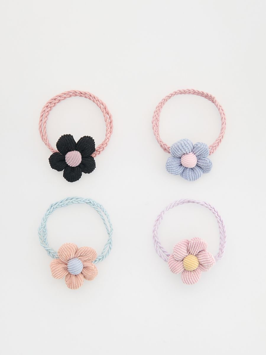 GIRLS` HAIR ELASTICS - meerkleurig - RESERVED