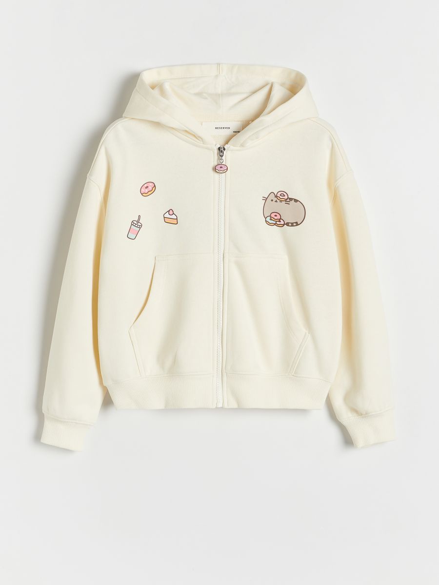 Pusheen sweatshirt - nude - RESERVED - 2