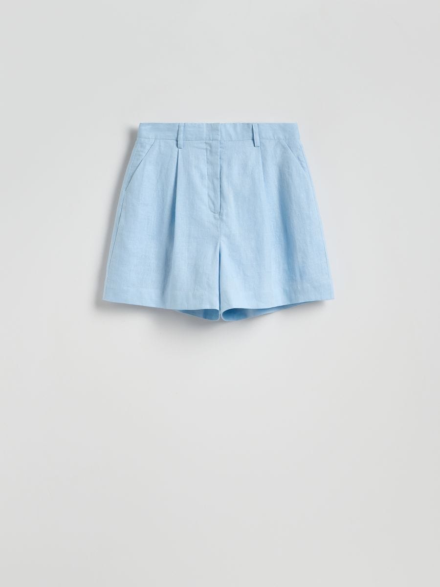 LADIES` SHORTS - pale blue - RESERVED - 5