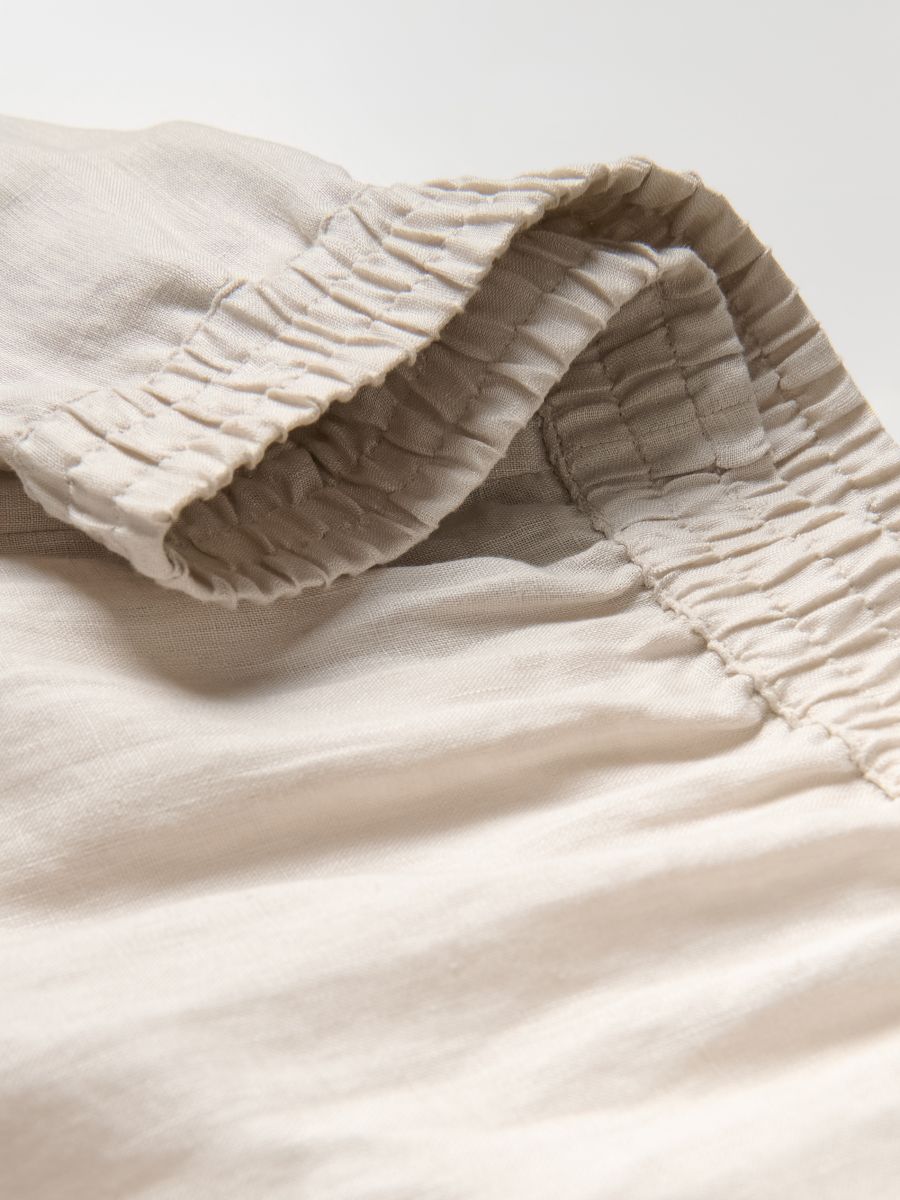 Linen shorts - beige - RESERVED - 6