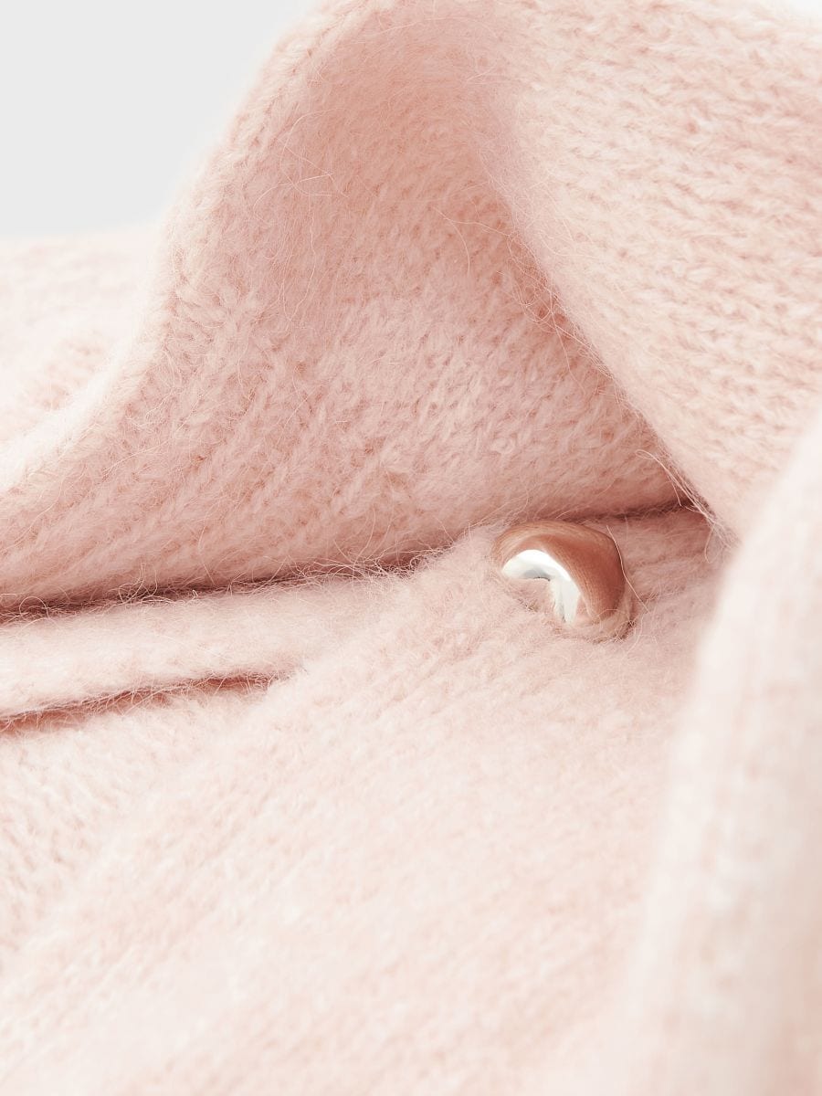 Jumper with decorative buttons - rose - RESERVED - 5