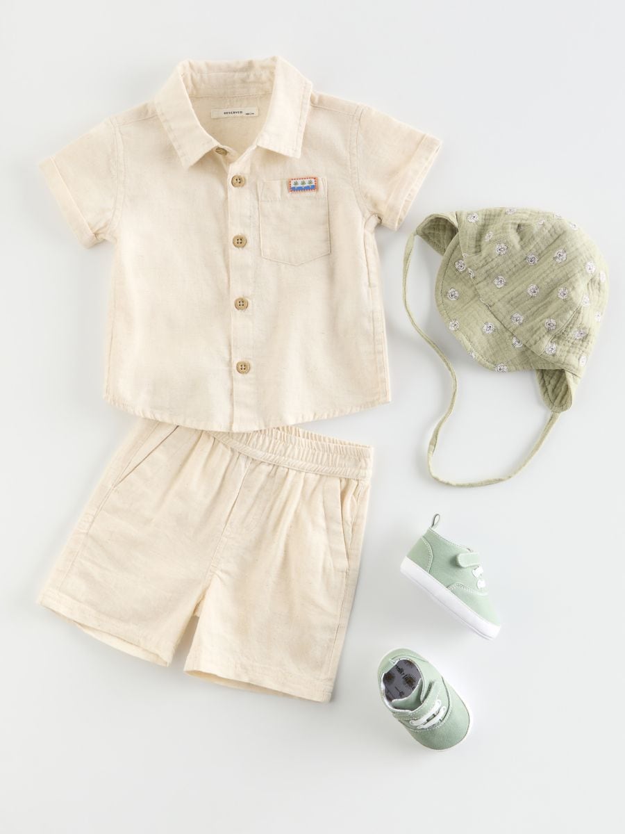 Ensemble en coton majoritaire - nude - RESERVED - 3