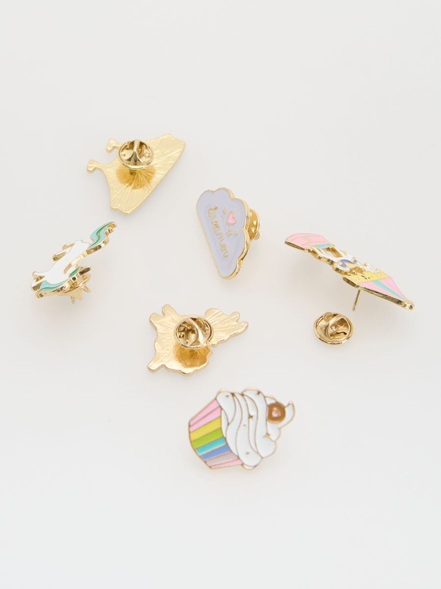 Set of colorful pins - multicolor - RESERVED - 2