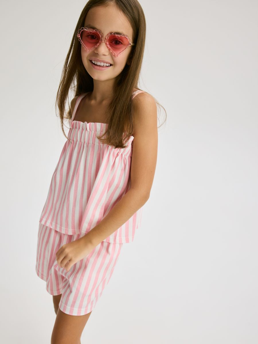 Stripe top - pastel pink - RESERVED - 4