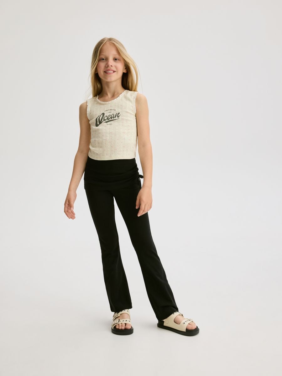Patterned top - nude - RESERVED - 5