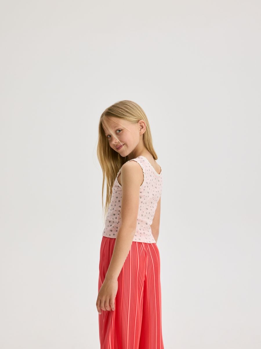 Patterned top - pastel pink - RESERVED - 3