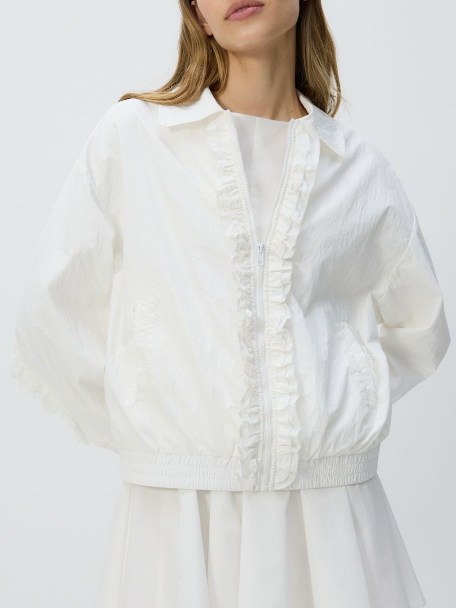 Nylon bomber jacket - white - RESERVED - 3
