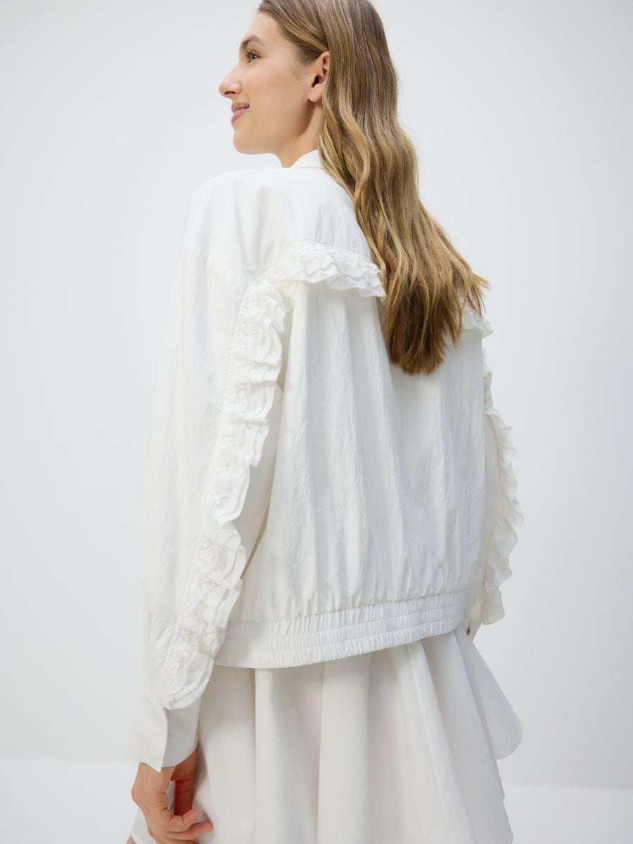 Nylon bomber jacket - white - RESERVED - 6