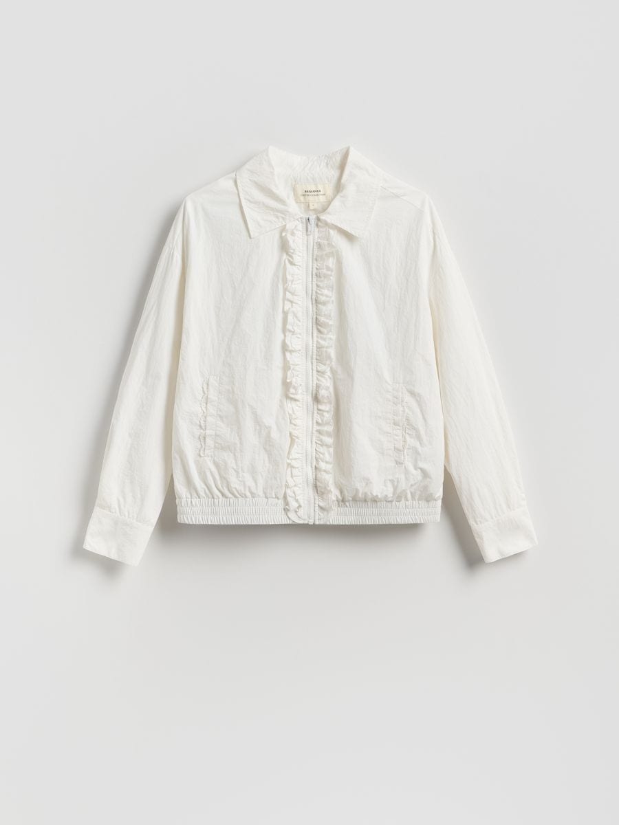 Nylon bomber jacket - white - RESERVED - 7