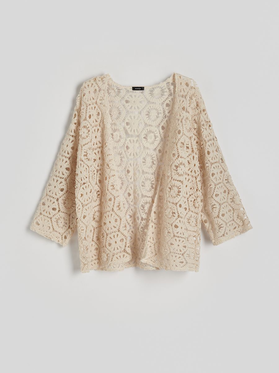 Cache-maillot de plage ajouré - Beige - RESERVED - 3