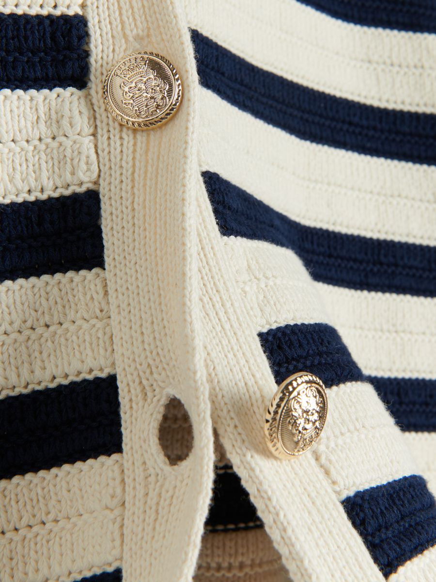 Cropped cardigan - multicolor - RESERVED - 5
