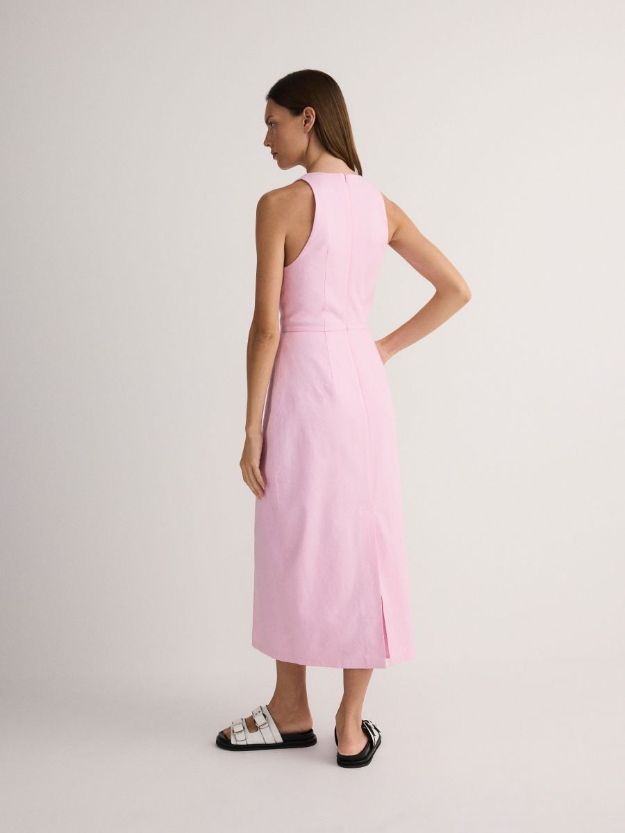 Midi haljina - prljavo roze - RESERVED - 4