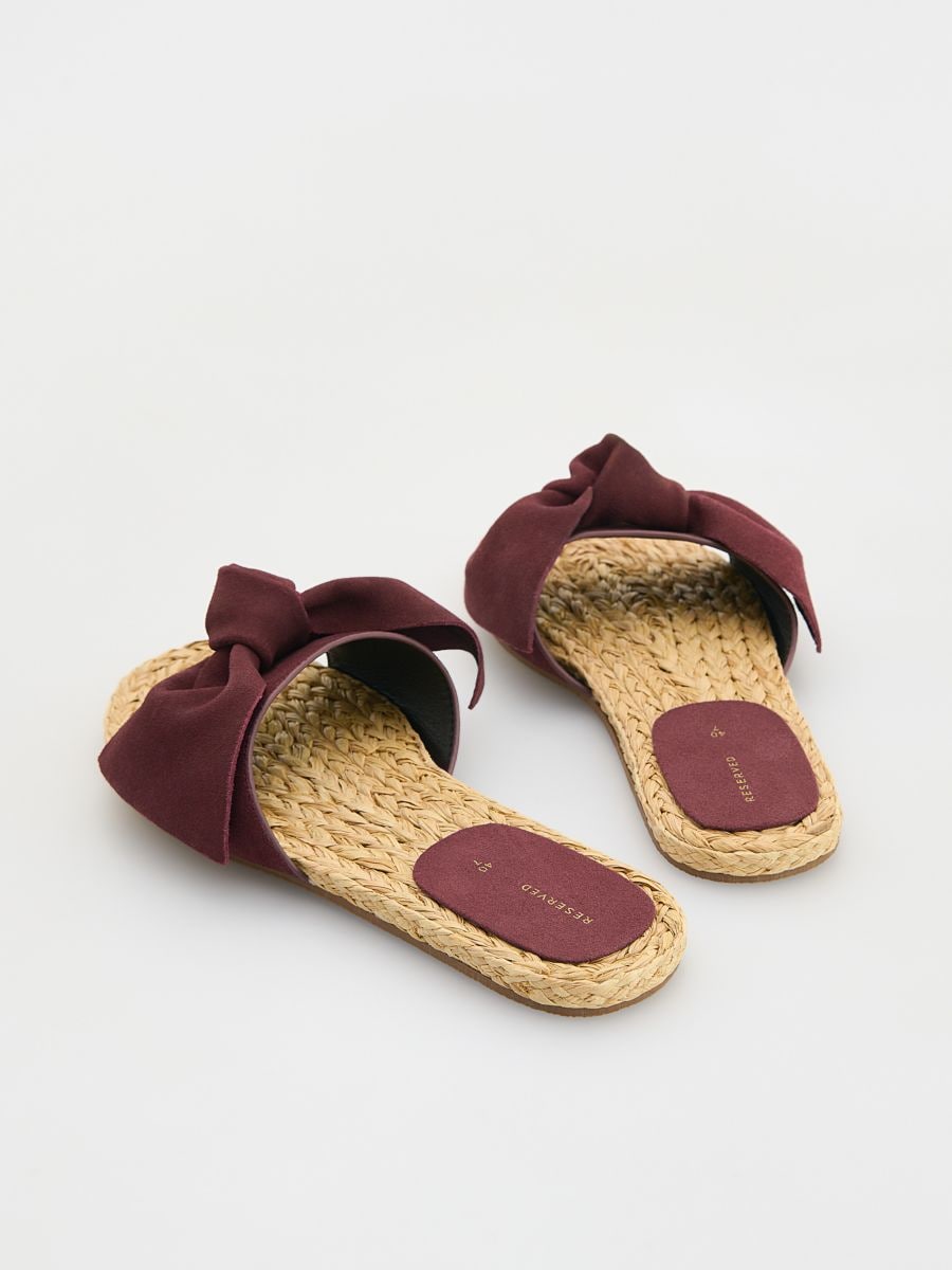 LADIES` SLIDES - kastanjebruin - RESERVED - 3