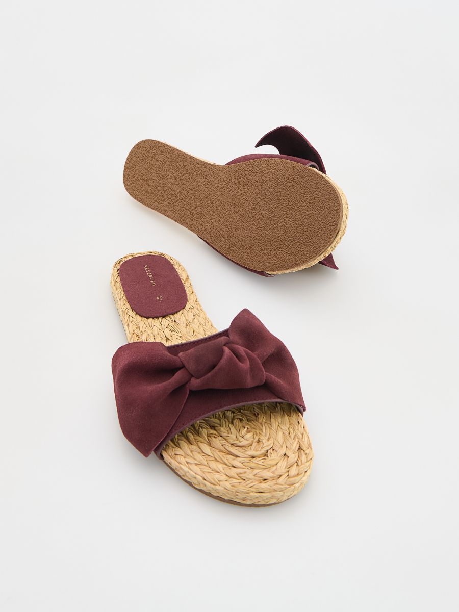 LADIES` SLIDES - kastanjebruin - RESERVED - 4