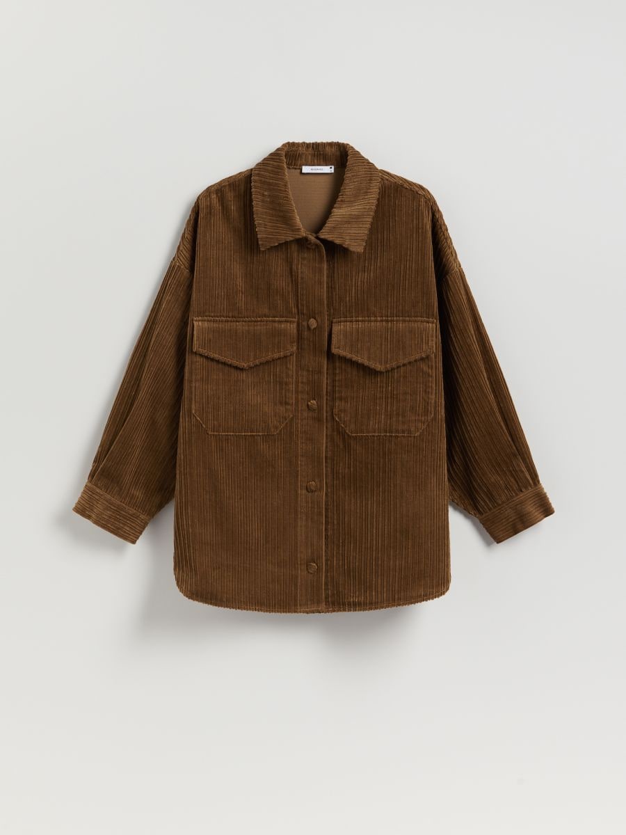 LADIES` SHIRT - brown - RESERVED