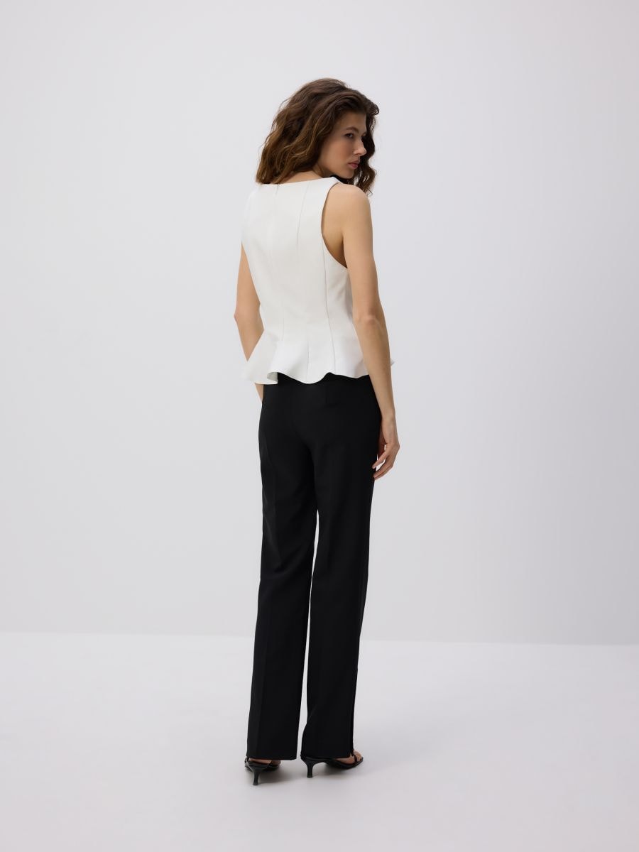 Top with overskirt - white - RESERVED - 2