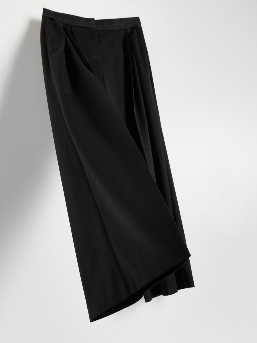 Trousers with decorative insert - black - RESERVED - 8