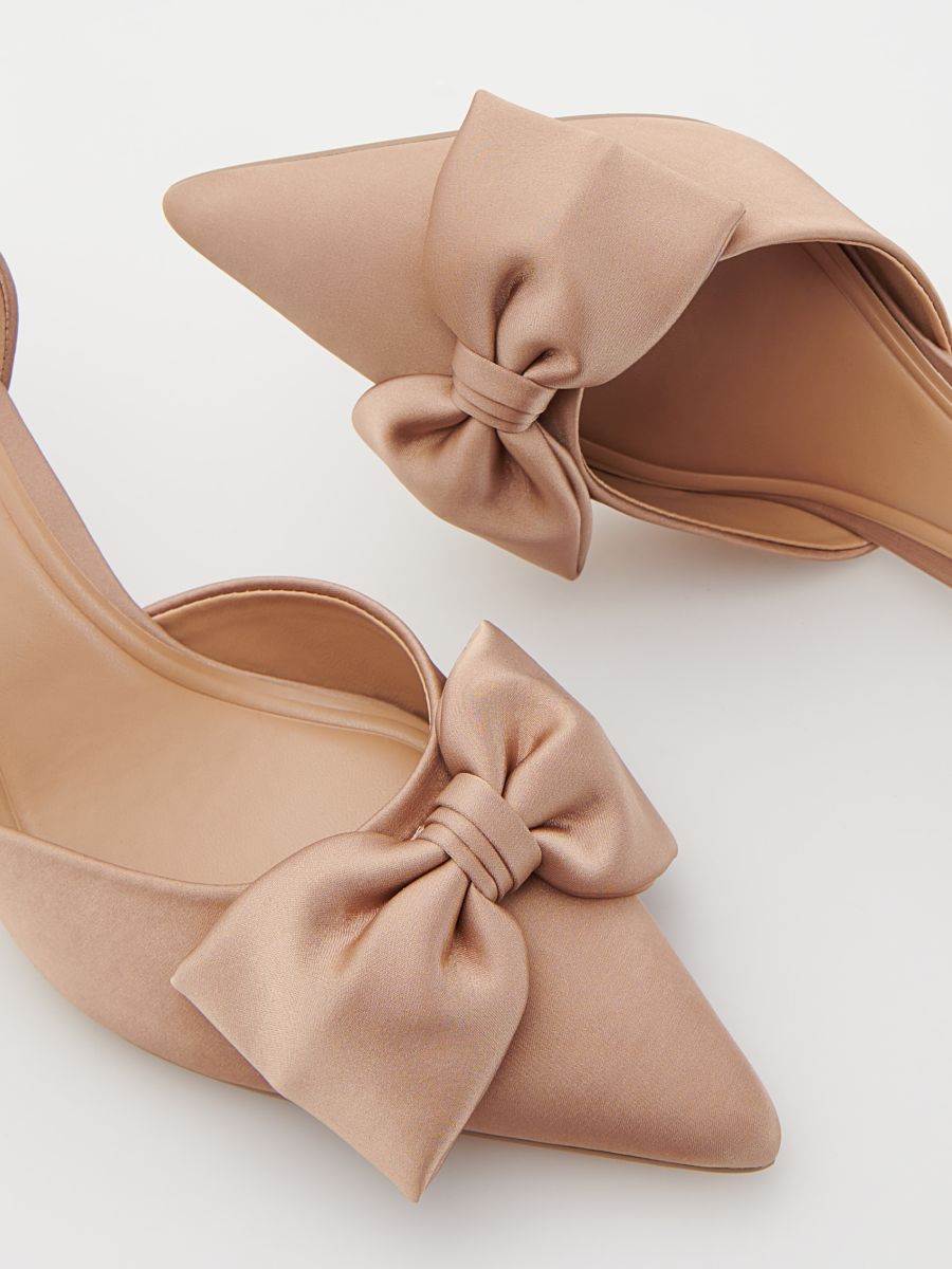 Pumps with bow detail - beige - RESERVED - 4