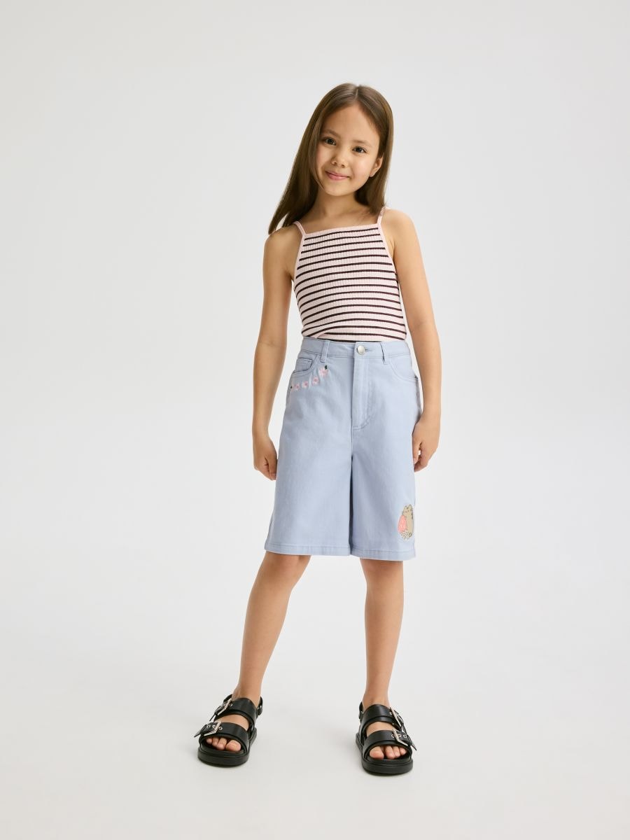 Stripe top - pastel pink - RESERVED - 2
