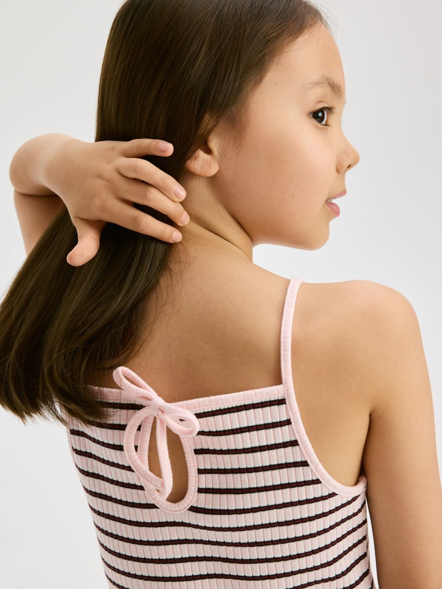 Stripe top - pastel pink - RESERVED - 3