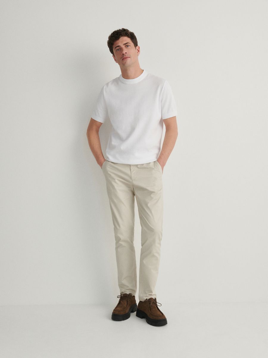 MEN`S TROUSERS - beige - RESERVED