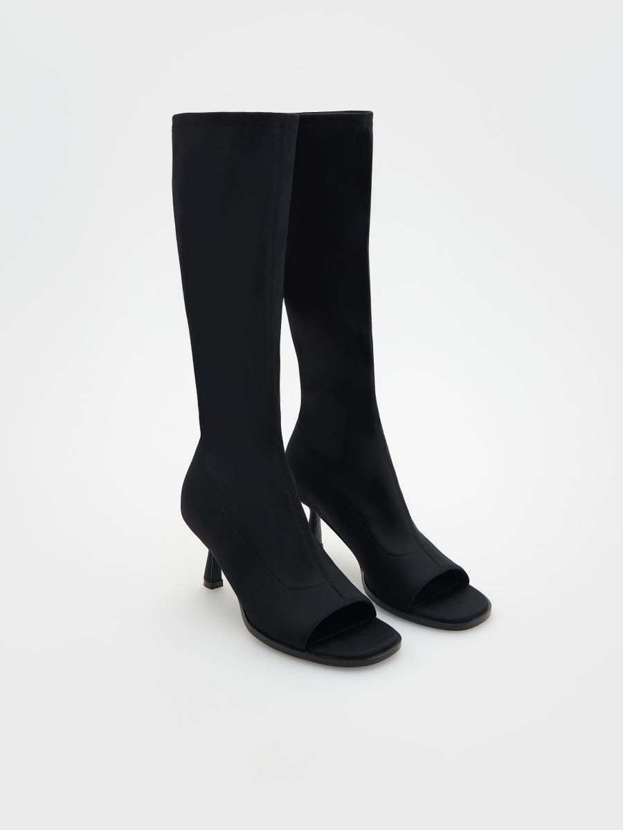 Open toe boots - black - RESERVED - 3