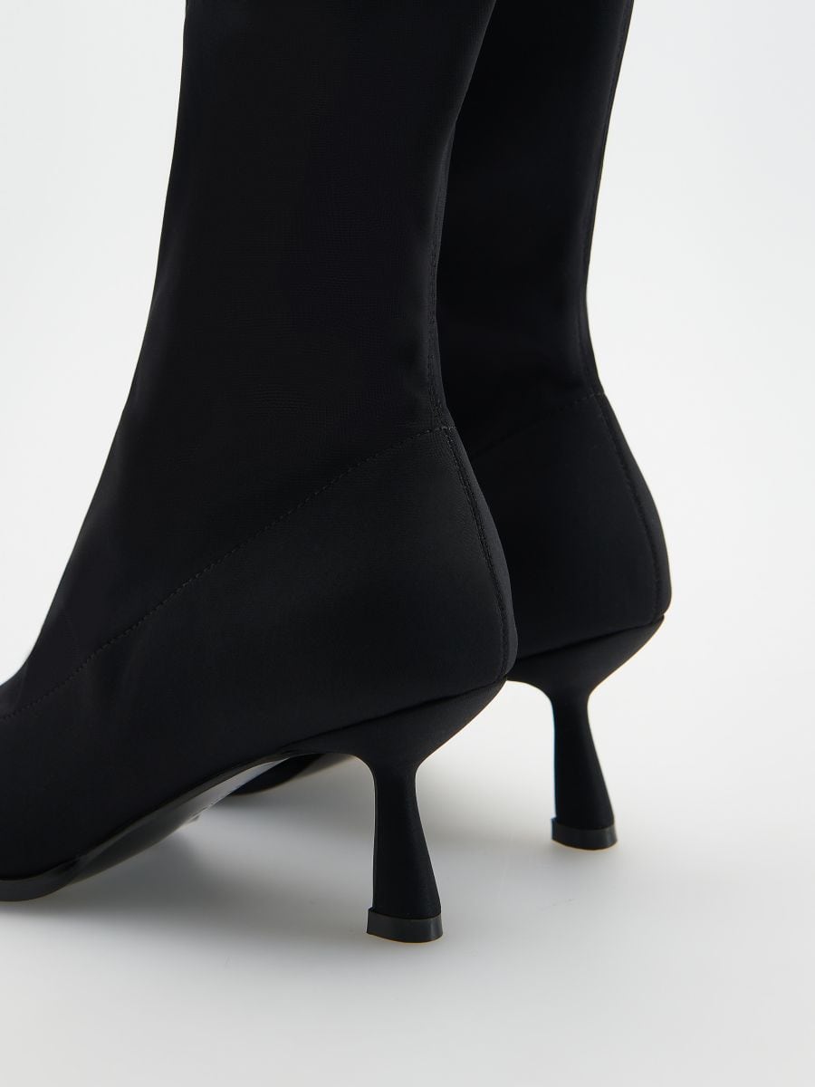 Open toe boots - black - RESERVED - 4