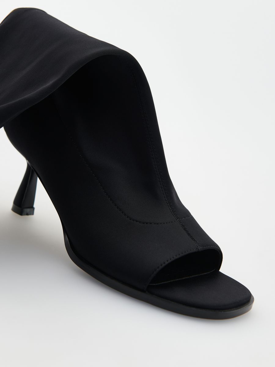 Open toe boots - black - RESERVED - 5