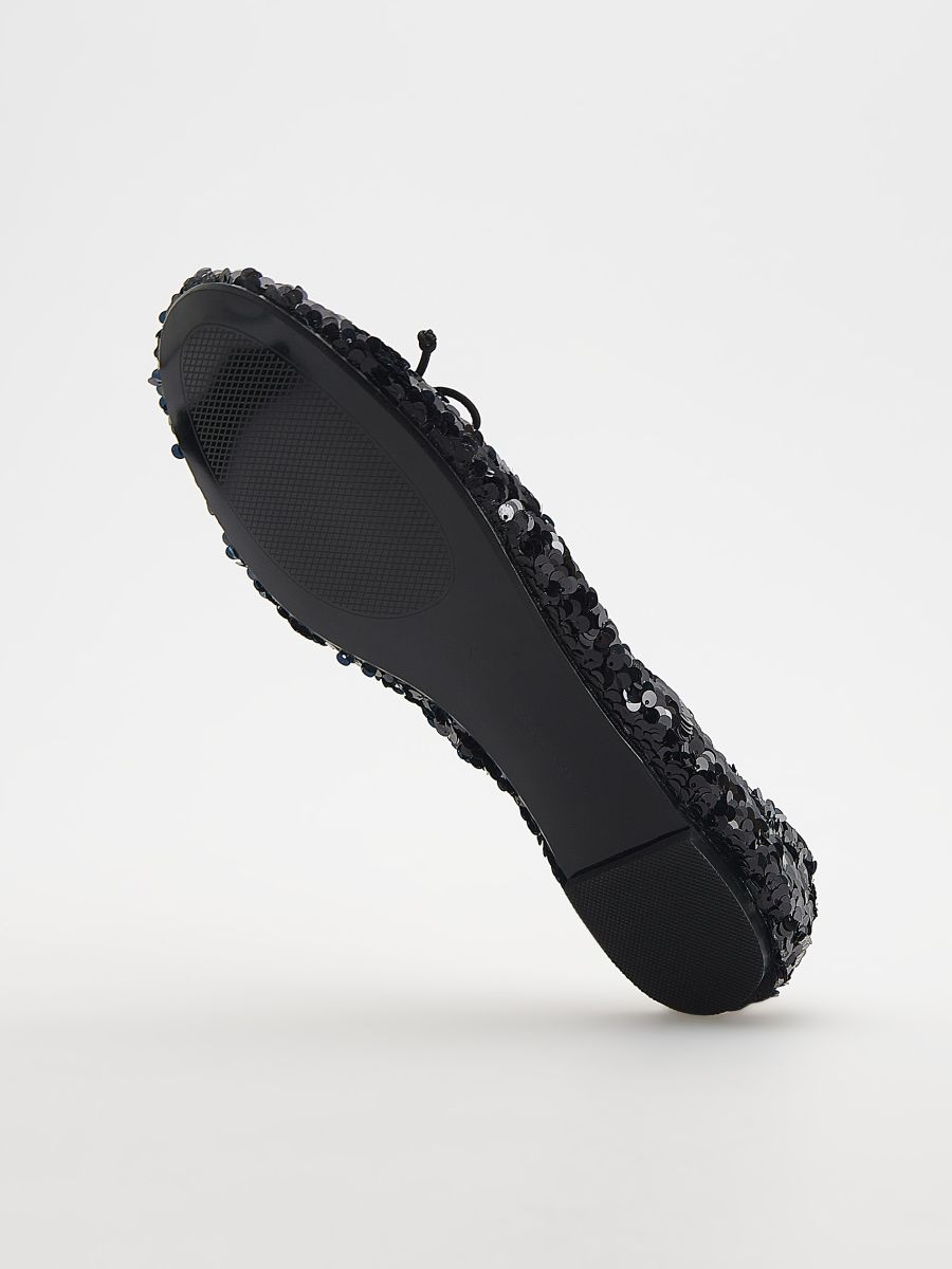 Ballerines à sequins - noir - RESERVED - 6