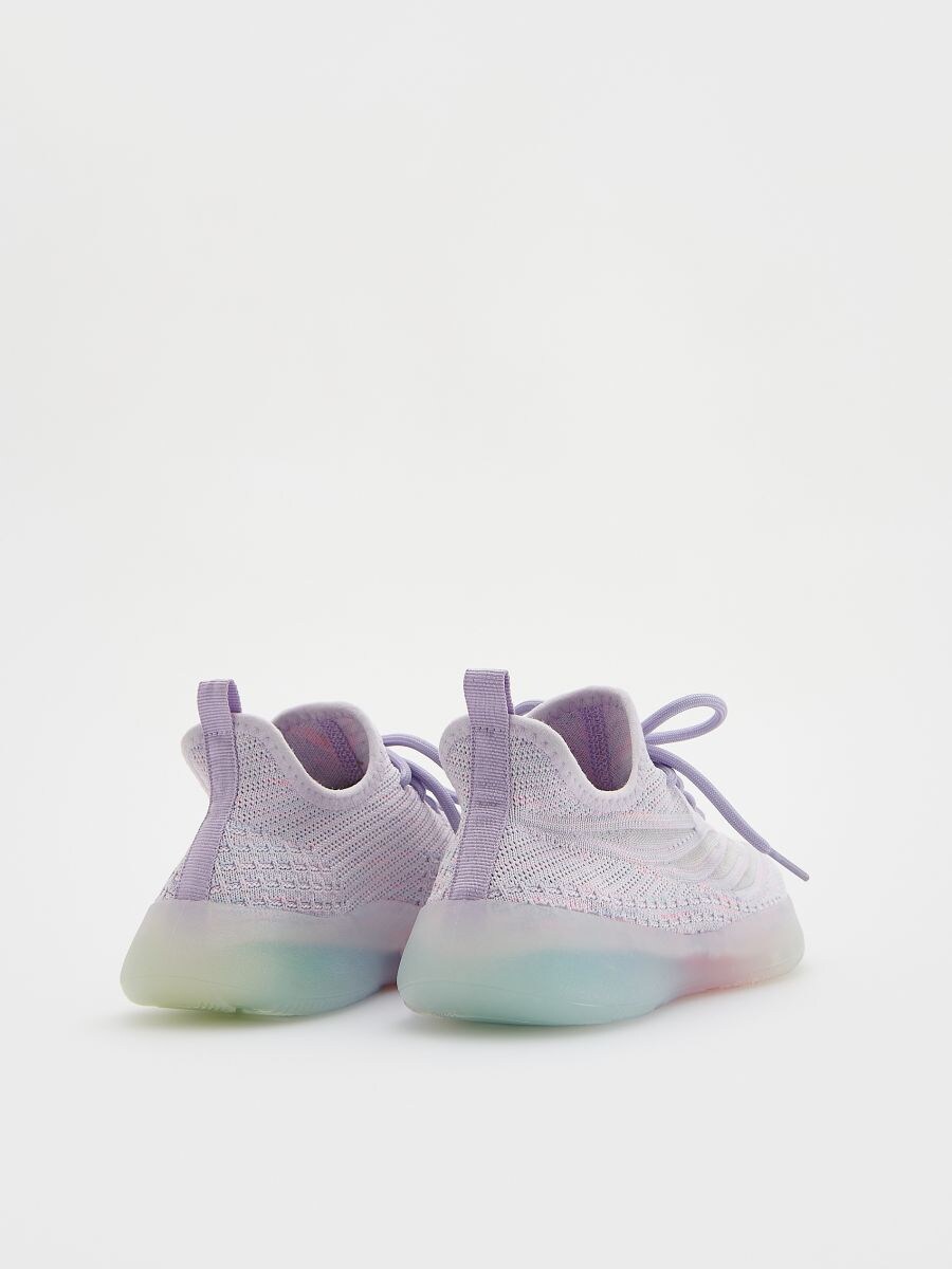 Shoes with multicoloured sole - multicolor - RESERVED - 4