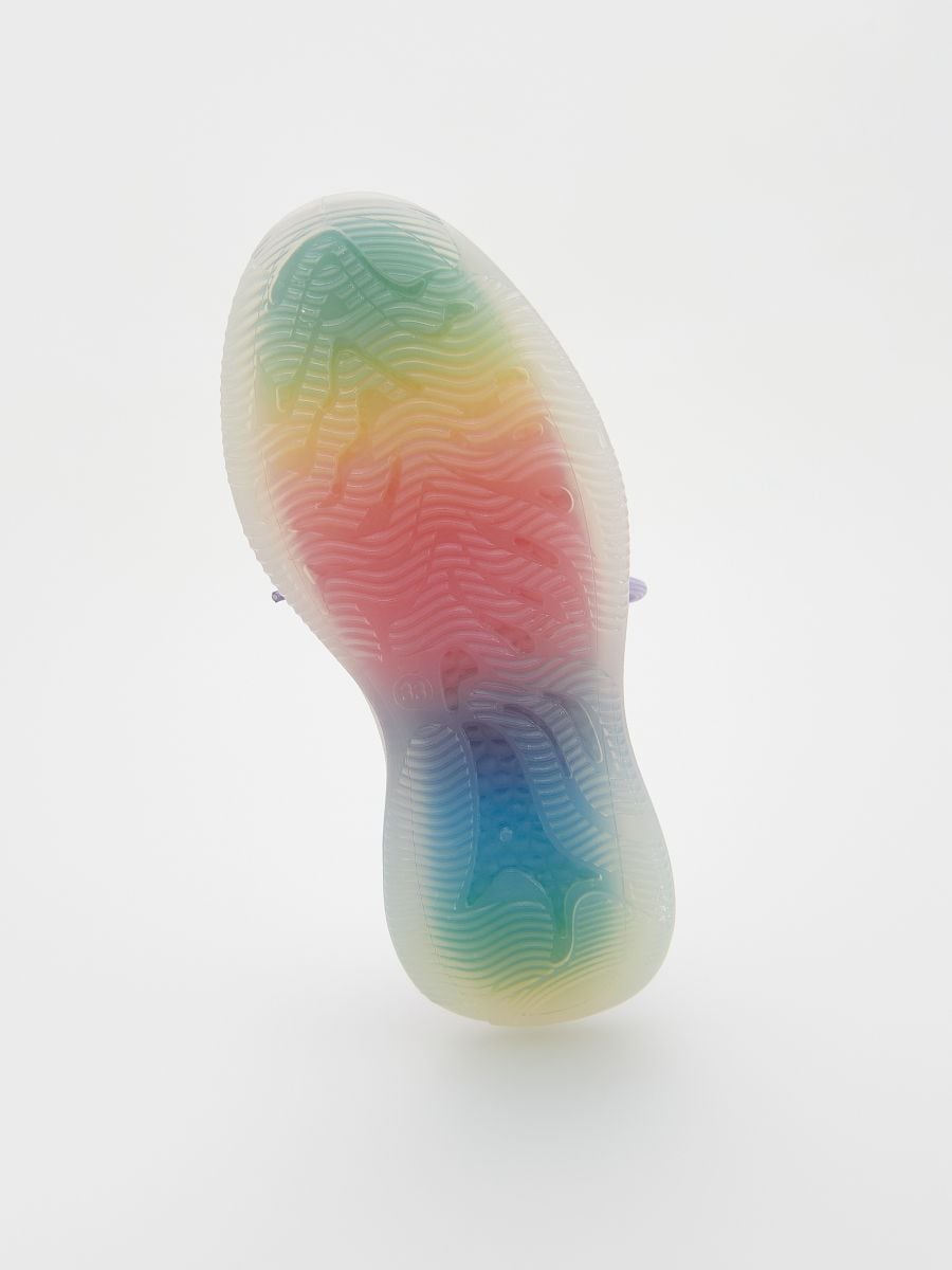 Shoes with multicoloured sole - multicolor - RESERVED - 3