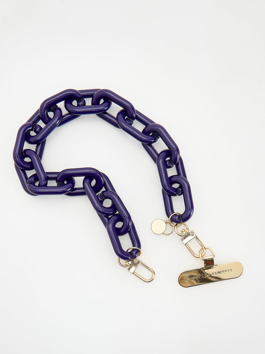 Phone case chain - dark violet - RESERVED - 5
