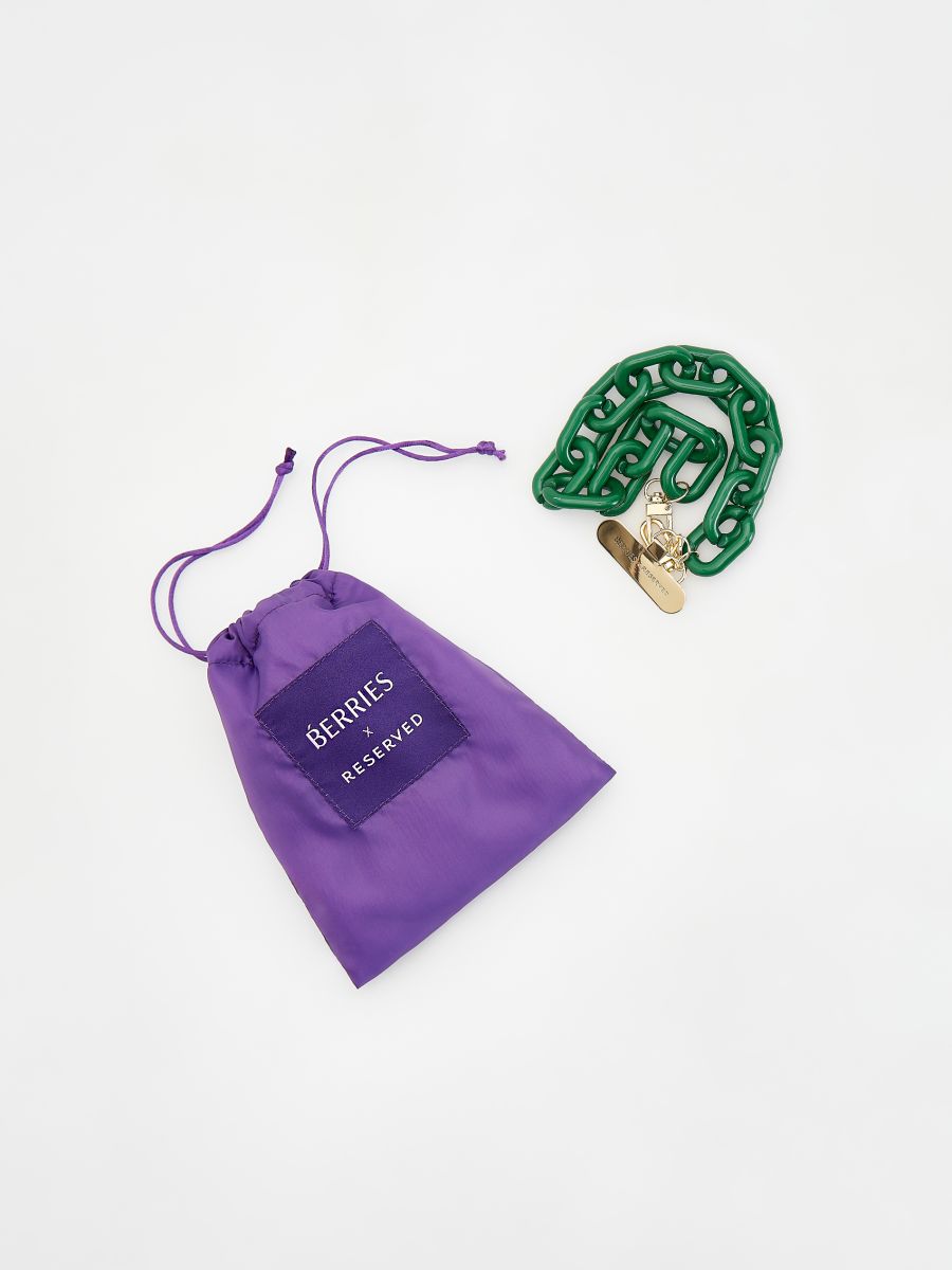 Phone case chain - green - RESERVED - 3