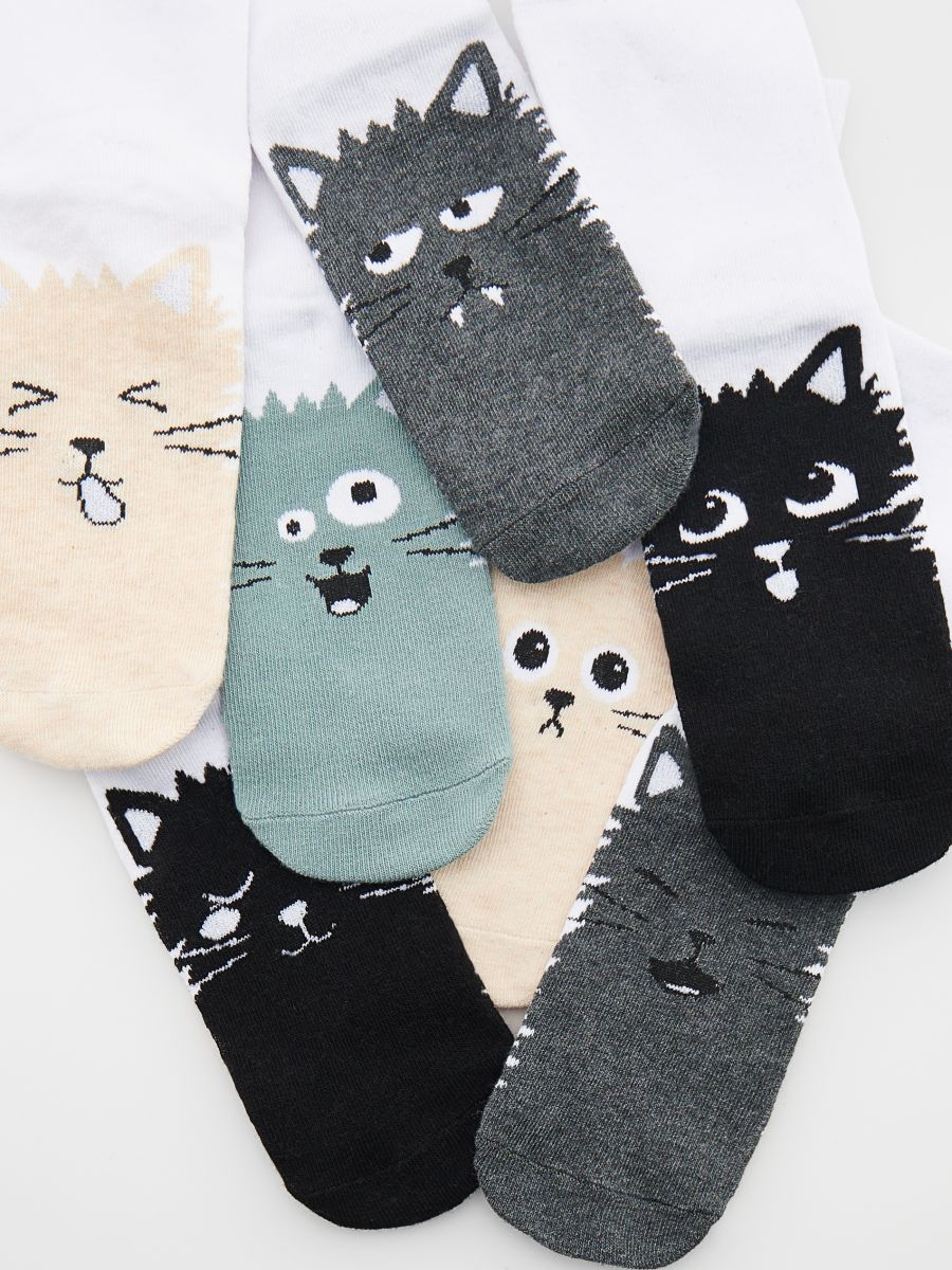 Socks 5 pack - white - RESERVED - 2