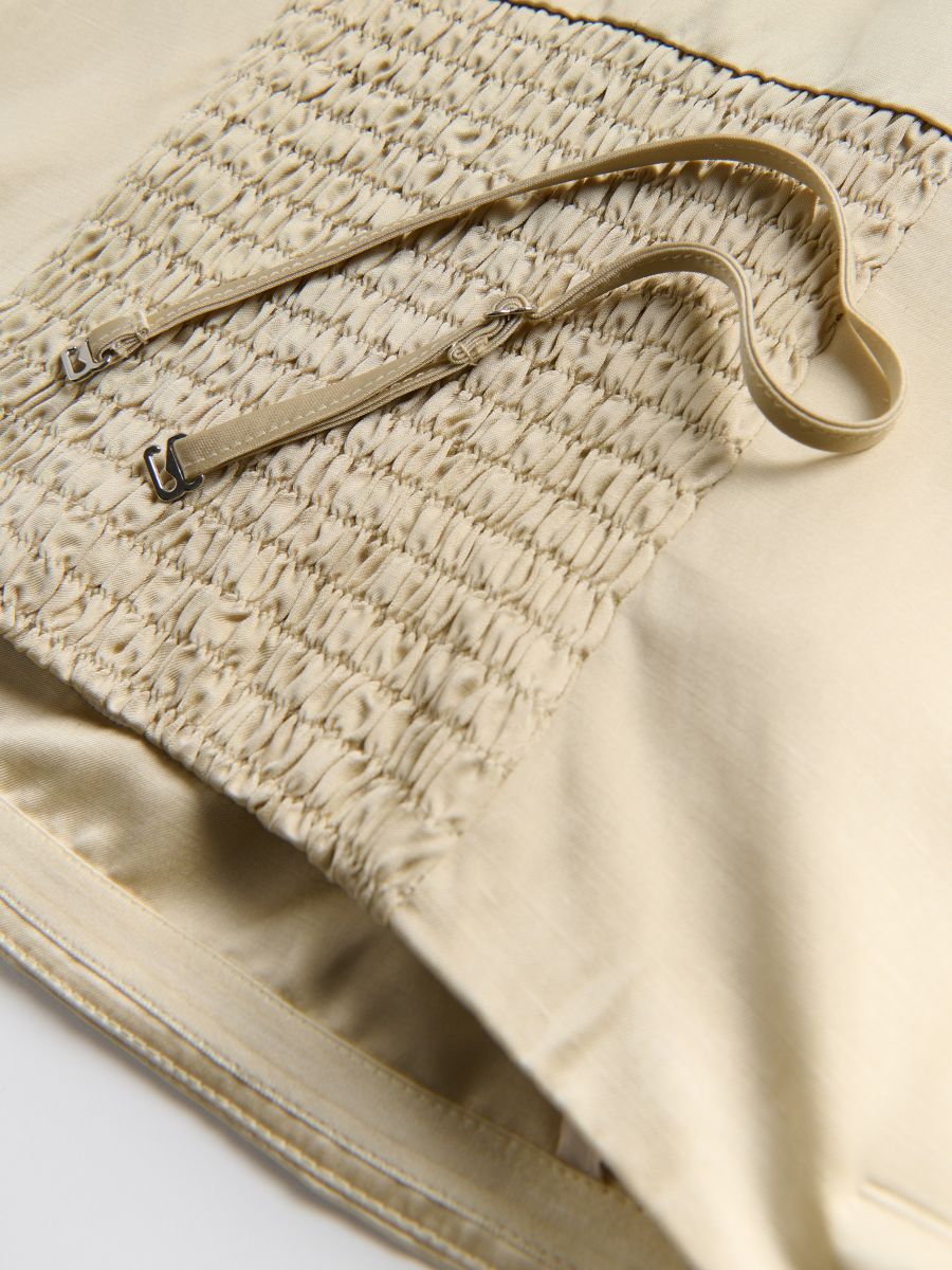 Abito a fascia con frange - nude - RESERVED - 7