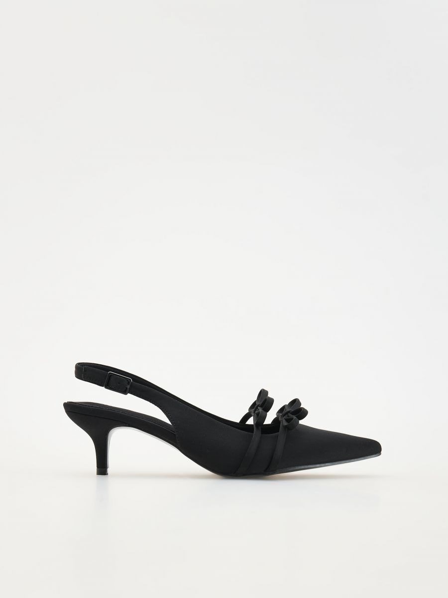 Pumps with bow details - black - RESERVED