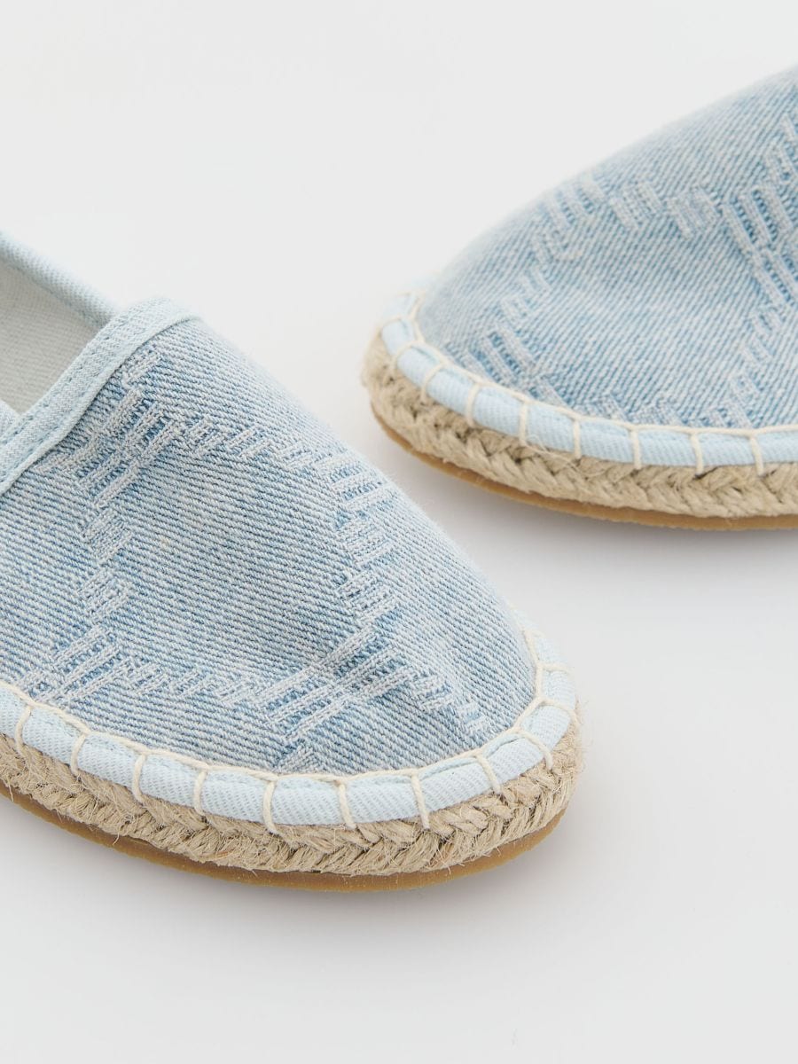 Espadrillas in denim - blu - RESERVED - 4