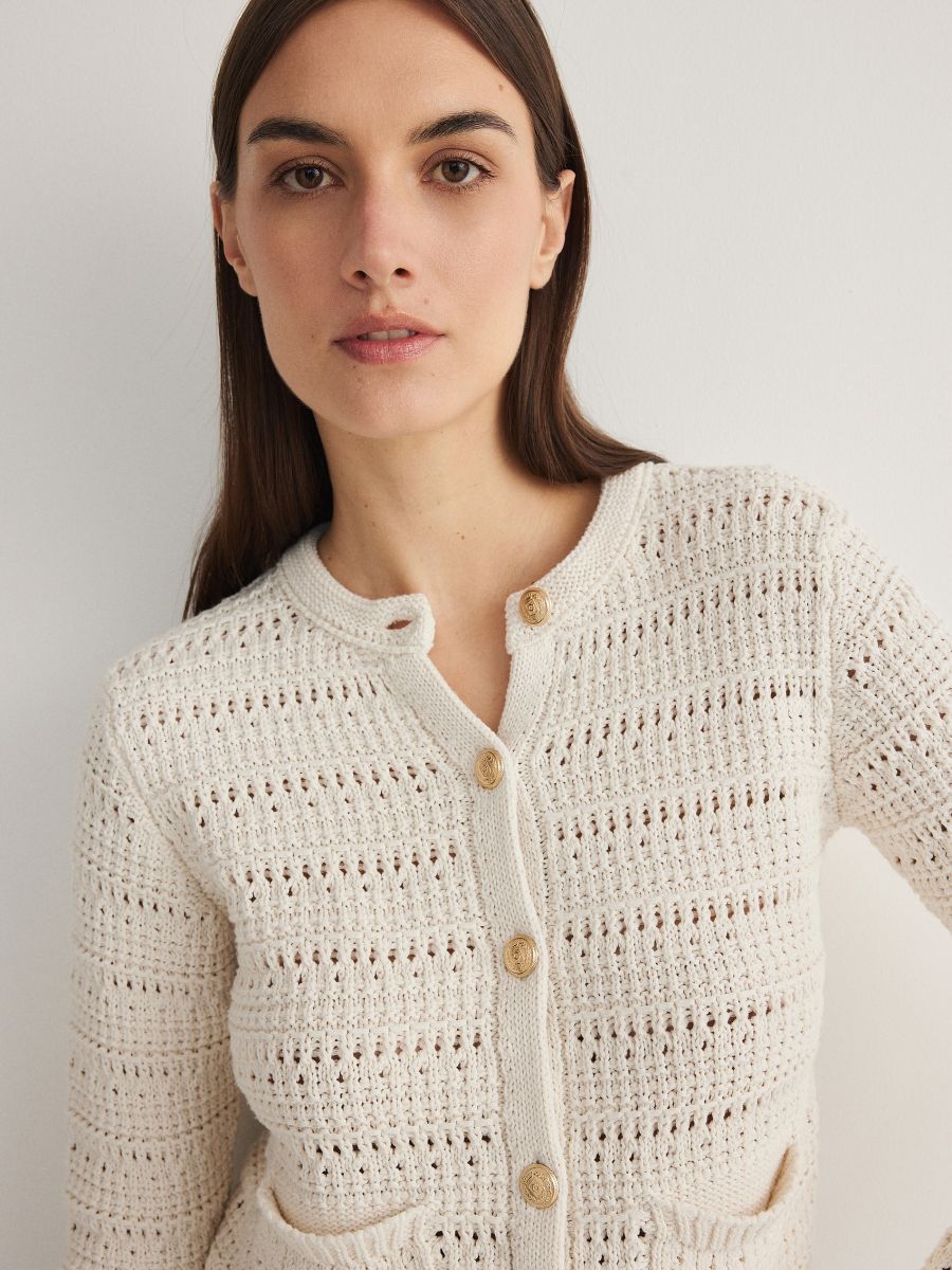 LADIES` SWEATER - NUDE - RESERVED