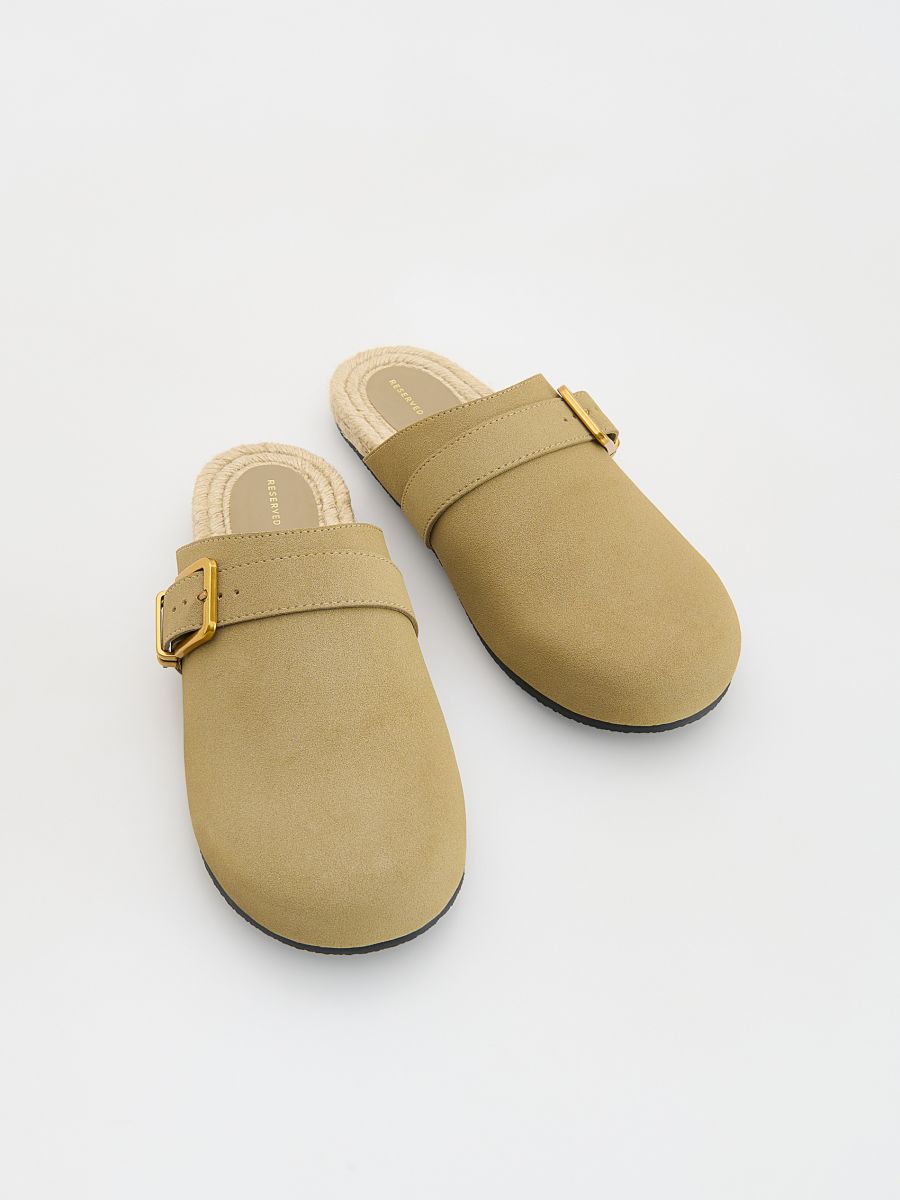 LADIES` MULES - bež - RESERVED - 2