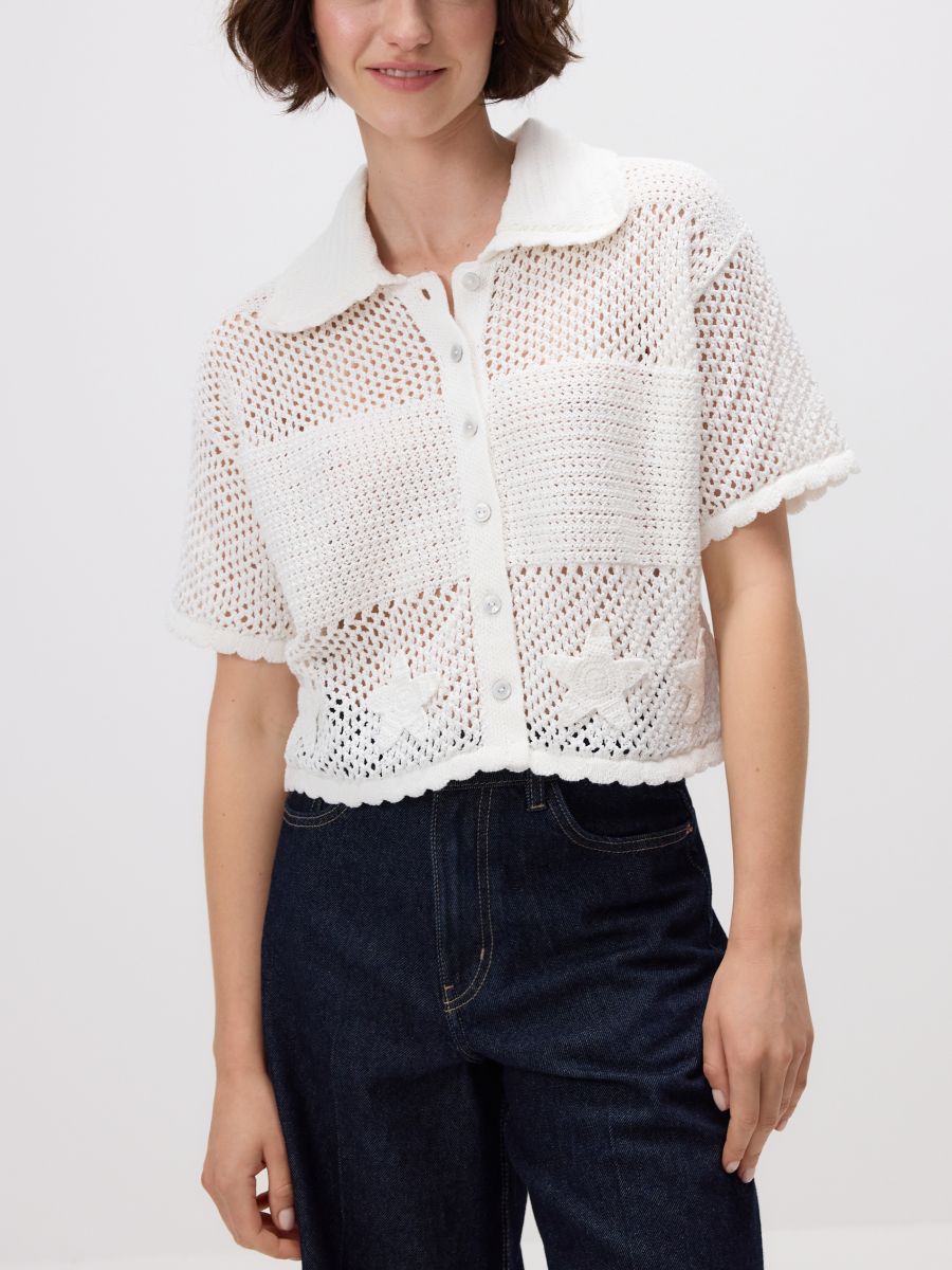 Openwork top - nude - RESERVED - 2