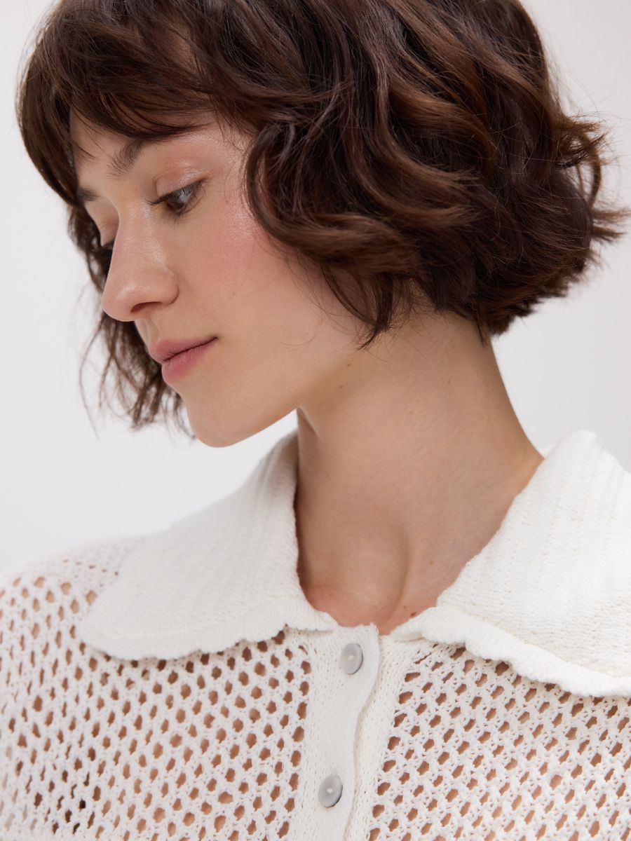 Openwork top - nude - RESERVED - 3