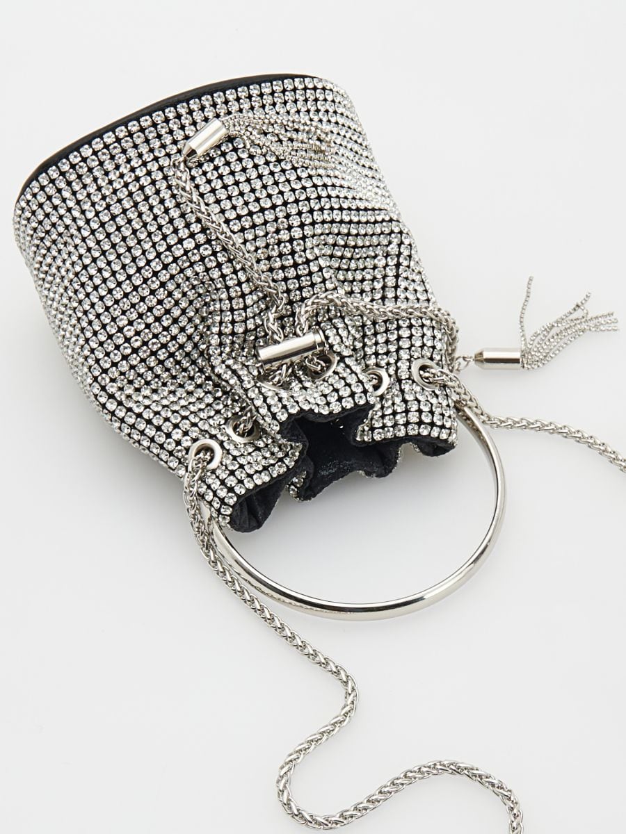 Bucket bag - silver - RESERVED - 3