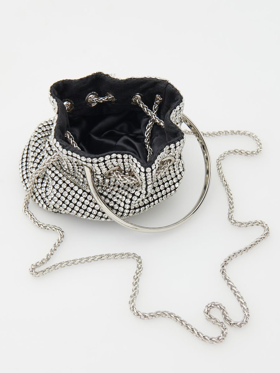 Bucket bag - silver - RESERVED - 4
