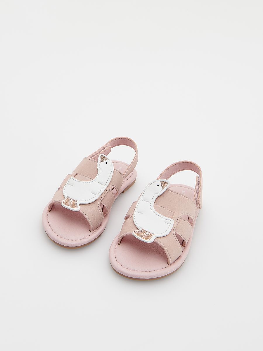 Sandale s aplikacijom - roze - RESERVED - 4