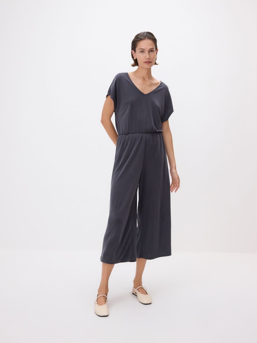 LADIES` JUMPSUIT - dark grey - RESERVED